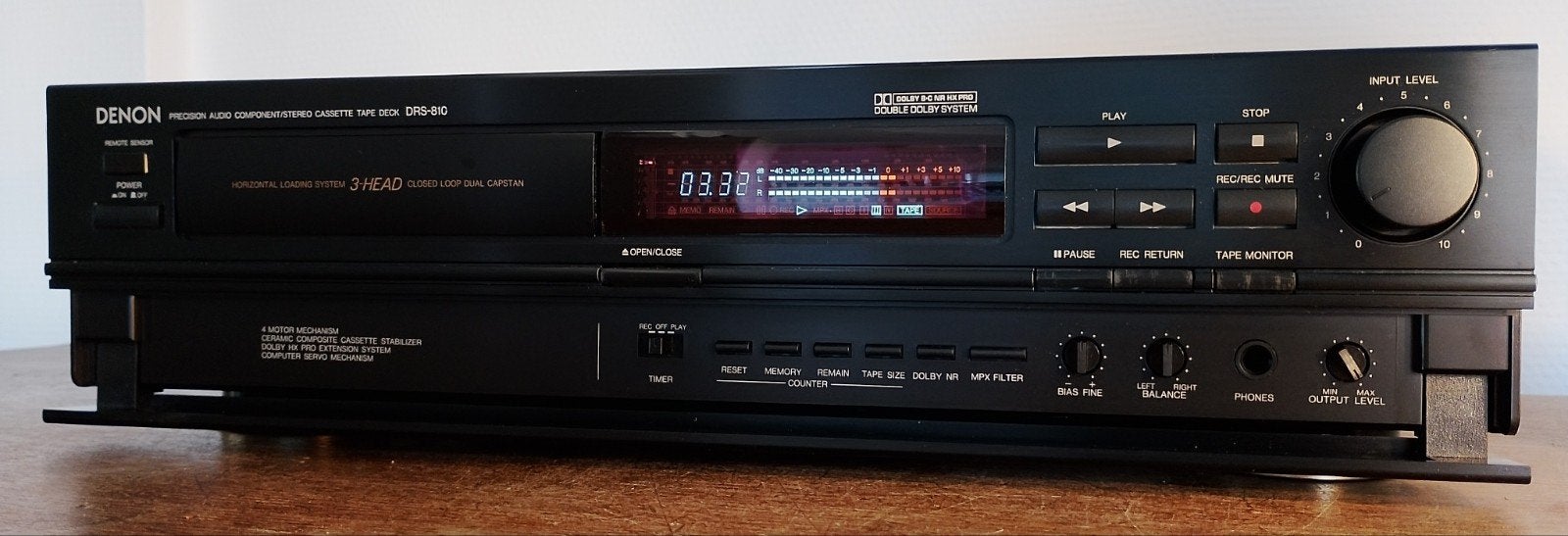 Denon DRS-810 cassettedeck., Ophalen
