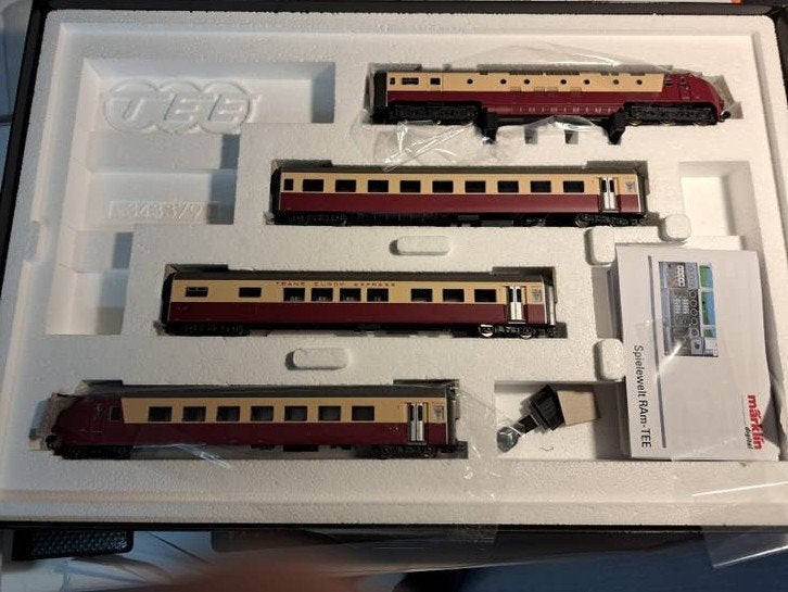 Märklin TEE 39706 Volledig Metaal Insider Uitgave Digitaal, Ophalen, Wisselstroom, Treinset, Nieuw