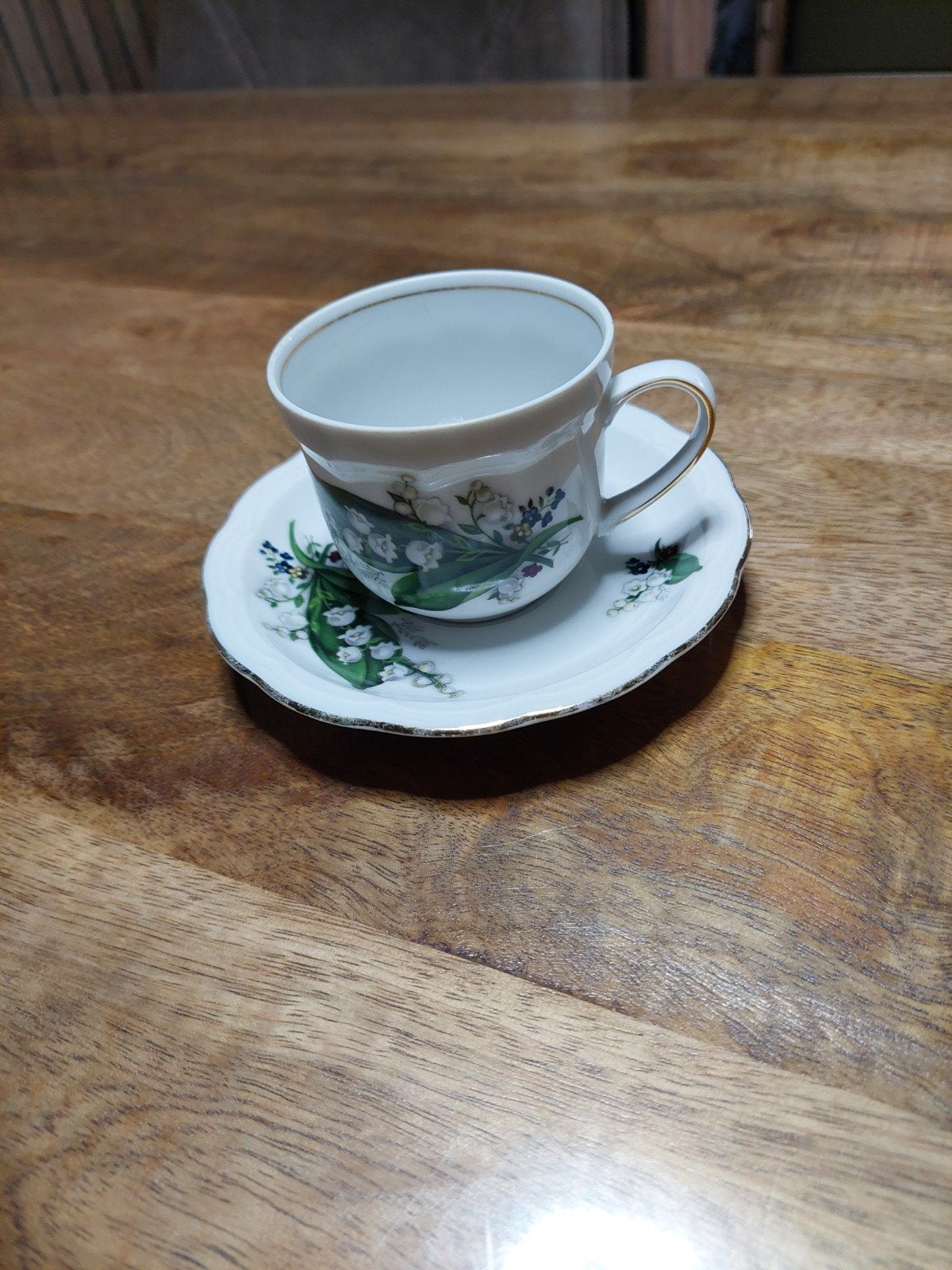 Vintage Winterling Bavaria kop en schotel - Lelietjes-van, Ophalen of Verzenden