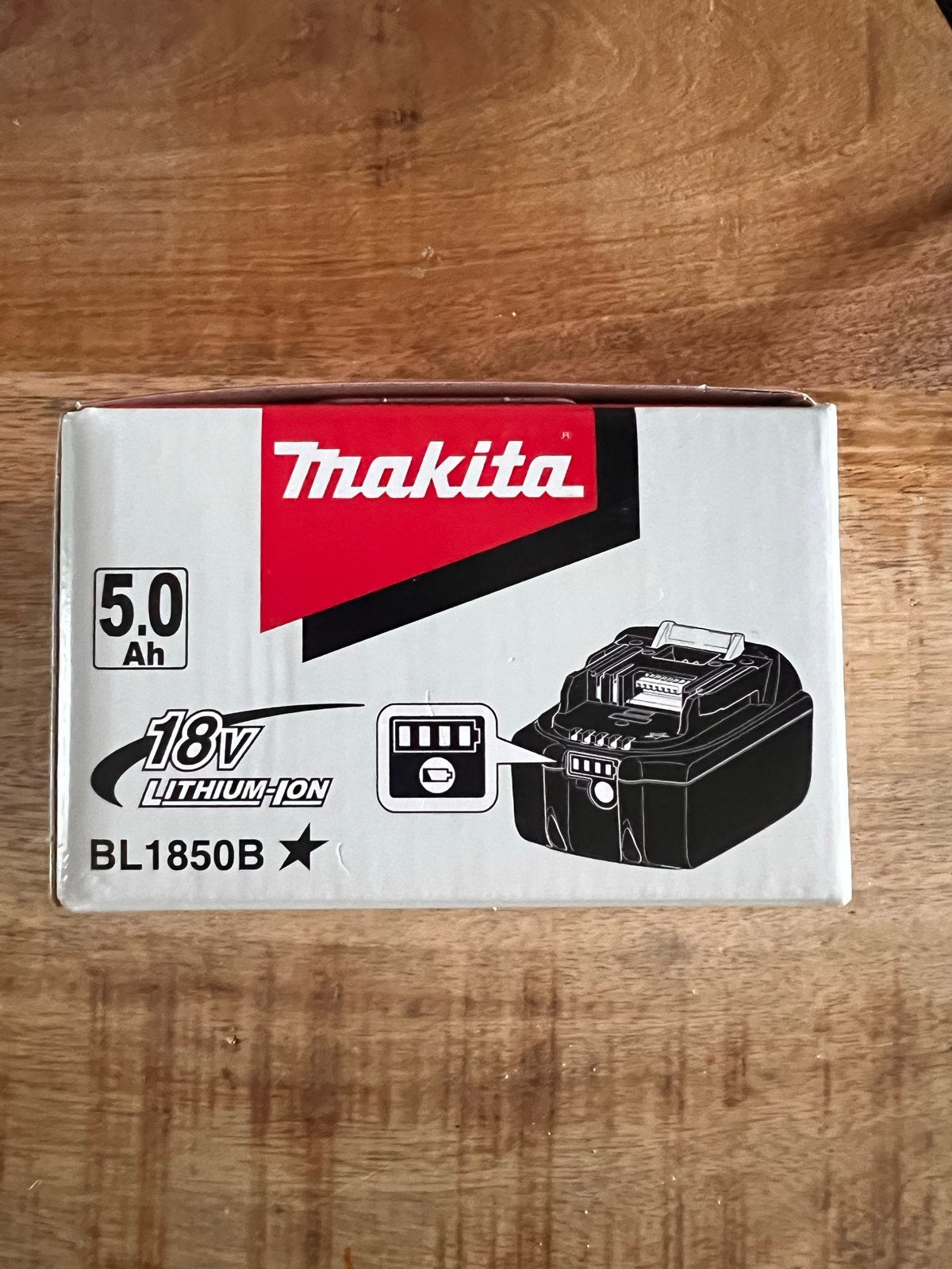 Nieuwe Makita 18V accu's - 5.0Ah BL1850B, Ophalen of Verzenden, Nieuw