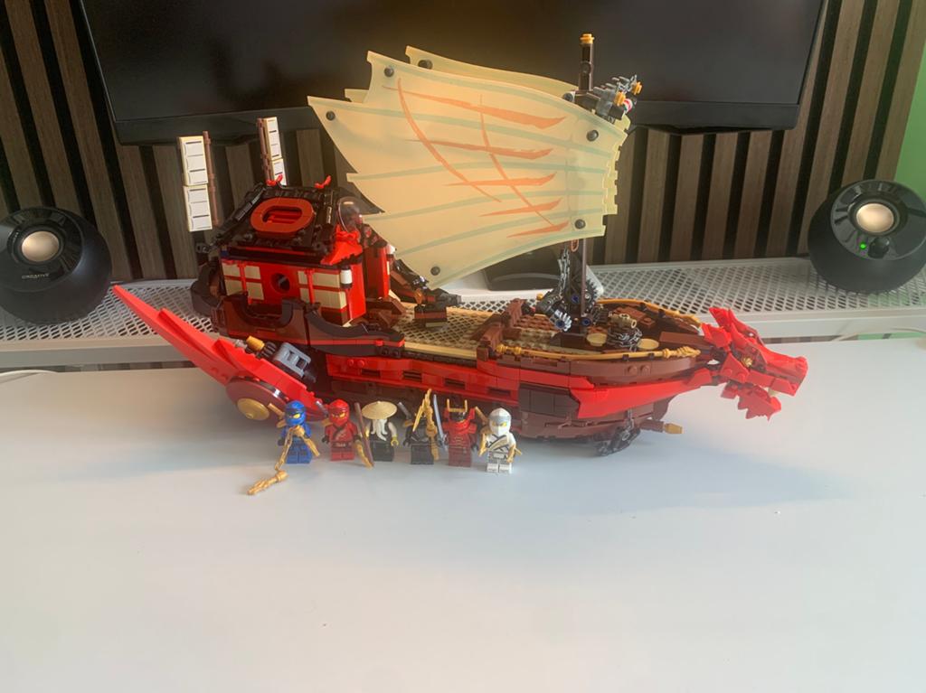Lego ninjago Destiny’s Bounty 71705, Ophalen, Lego, Zo goed als nieuw, Ninjago