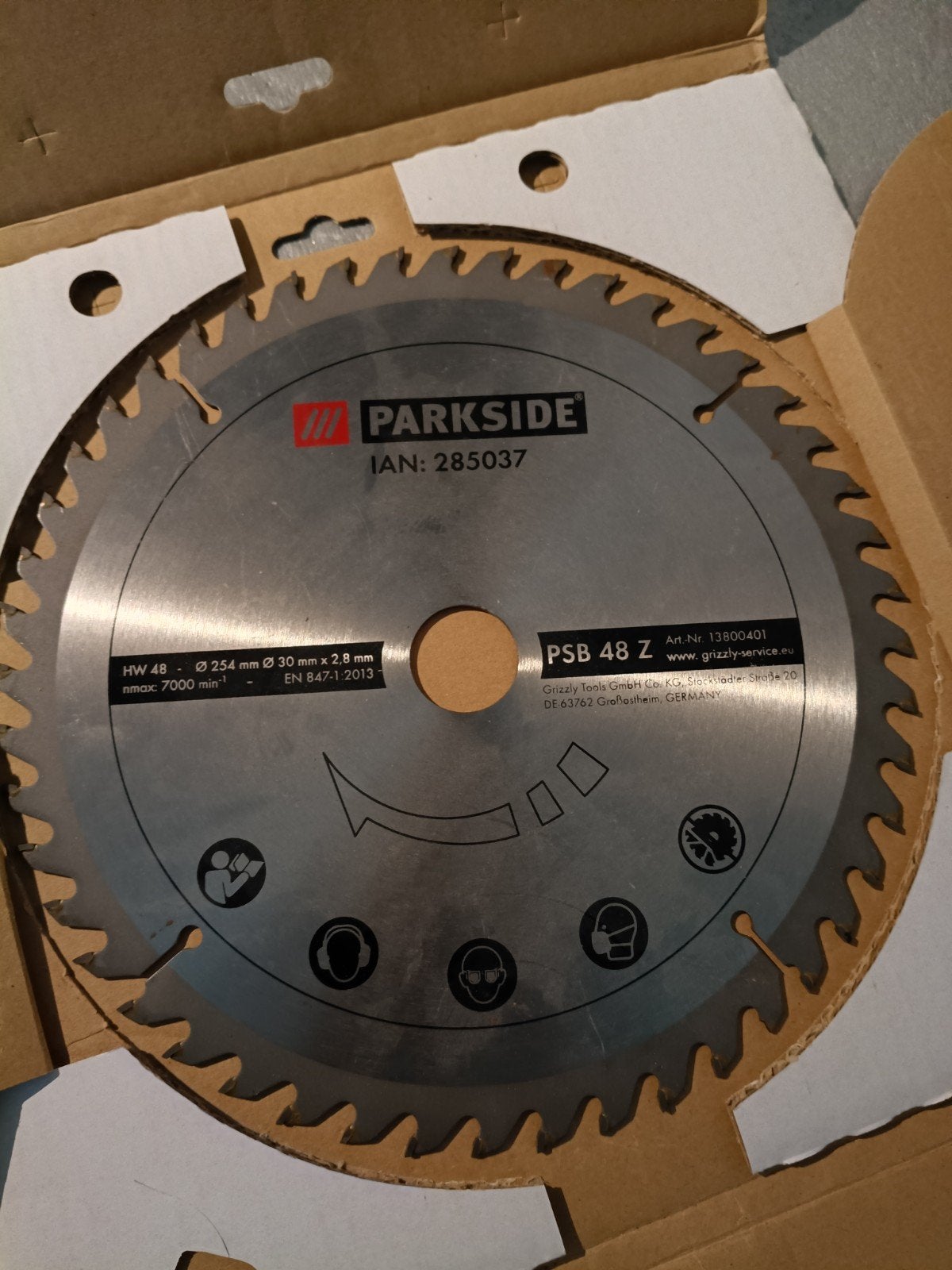 Te Koop. Cirkelzaagblad HW 48 - Ø 254 mm, Ophalen, Cirkelzaag, 70 mm of meer, Nieuw