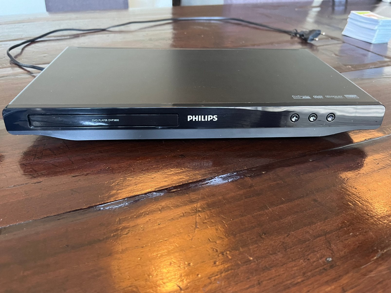 Philips DVD-speler DVP3800 met afstandsbediening, Ophalen of Verzenden, Gebruikt, Dvd-speler, Philips
