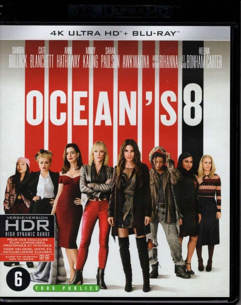 Ocean's 8 - 4K Ultra HD + Blu-ray (2018) - NL uitgave, Cd's en Dvd's, Blu-ray, Engels, Verzenden, 4K Ultra HD Blu-ray, Info@warnerbros.com