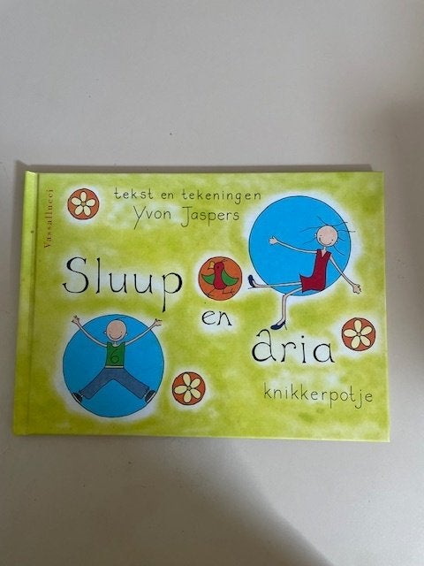 Sluup en Aria. Knikkerpotje. Yvon Jaspers - gesigneerd., Ophalen, Zo goed als nieuw, Yvon Jaspers, 2 tot 3 jaar