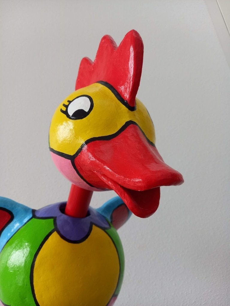 RARE VOGEL OP HOGE POTEN, beeld, keramiek, Verzamelen, Beelden en Beeldjes, Ophalen, Nieuw, Fantasy