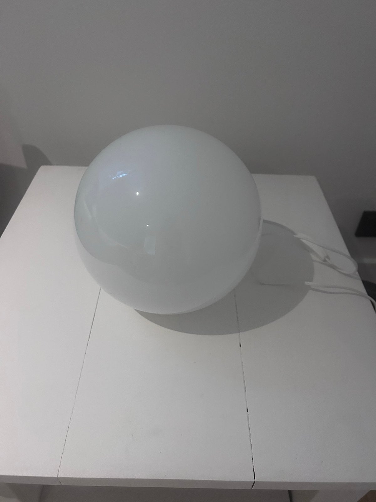 Witte bol tafellamp - Sfeerlamp, Ophalen, Overige merken, Wit, E27 (groot)