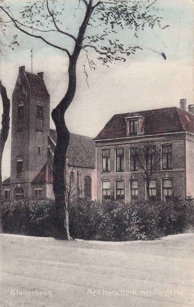 Glanerbrug, 1911., Verzenden, Voor 1920, Gelopen, Overijssel