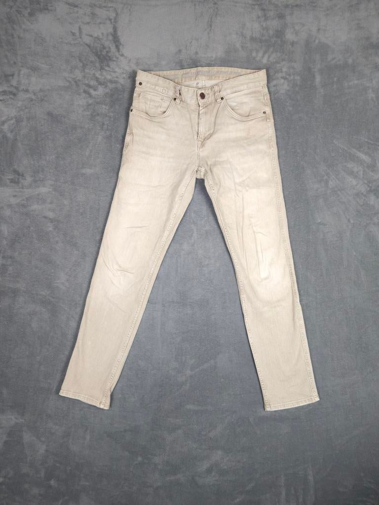 Pme Legend Broek Nightflight W32 L32 Beige zandkleur Slim., Overige kleuren, ., W32 (confectie 46) of kleiner, Ophalen of Verzenden