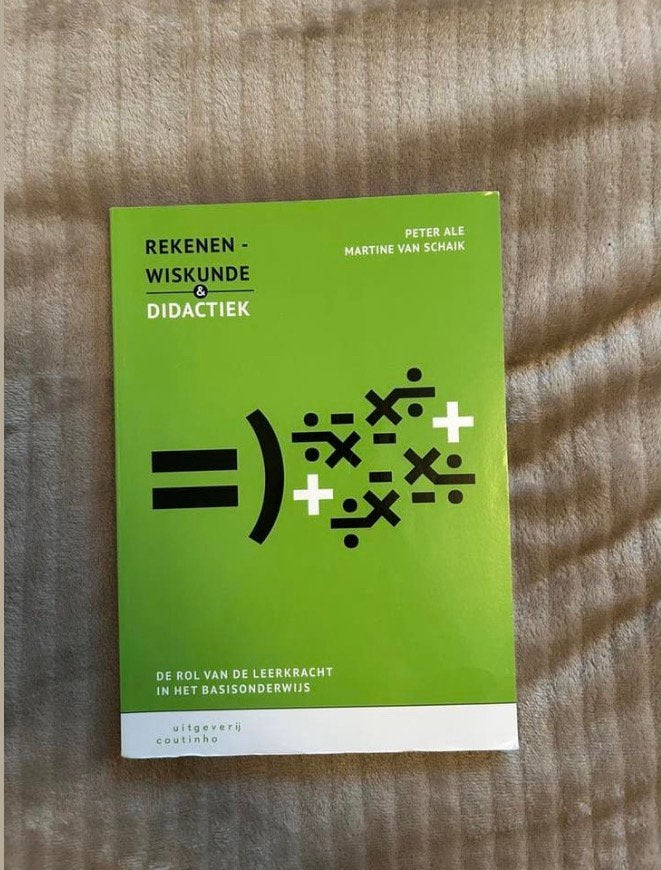 Rekenen - wiskunde & didactiek groene editie - PABO, Boeken, Ophalen of Verzenden, Zo goed als nieuw, Overige niveaus, Wiskunde A