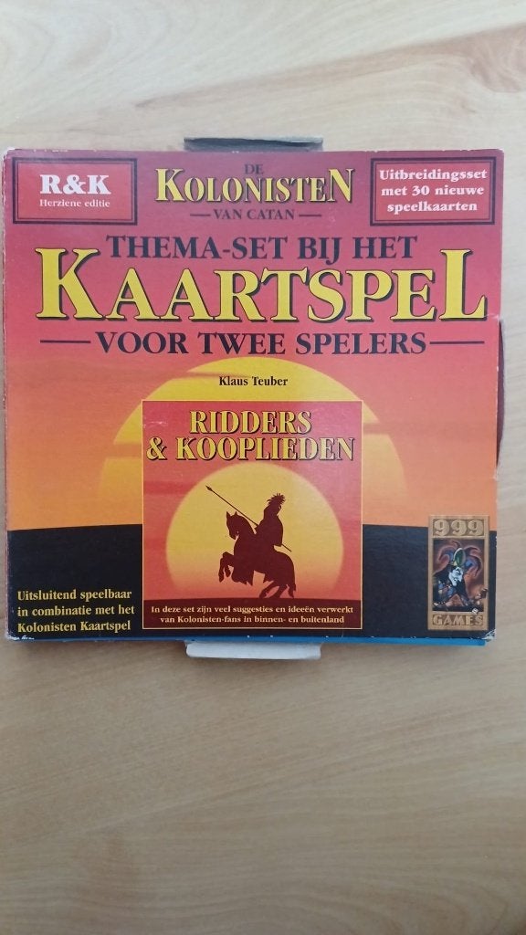 kaartspel nieuw Catan Ridders en Kooplieden in doosje 999, Een of twee spelers, Ophalen of Verzenden, Nieuw, 999 Games