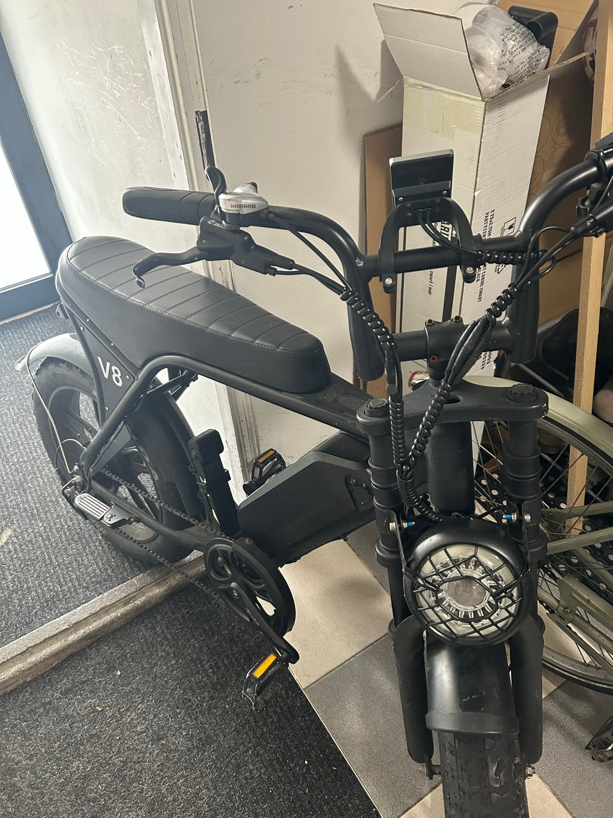 V8 3.0 E-bike( zie omschrijving), Fietsen en Brommers, Gebruikt, 50 km per accu of meer, 55 tot 59 cm, Ophalen