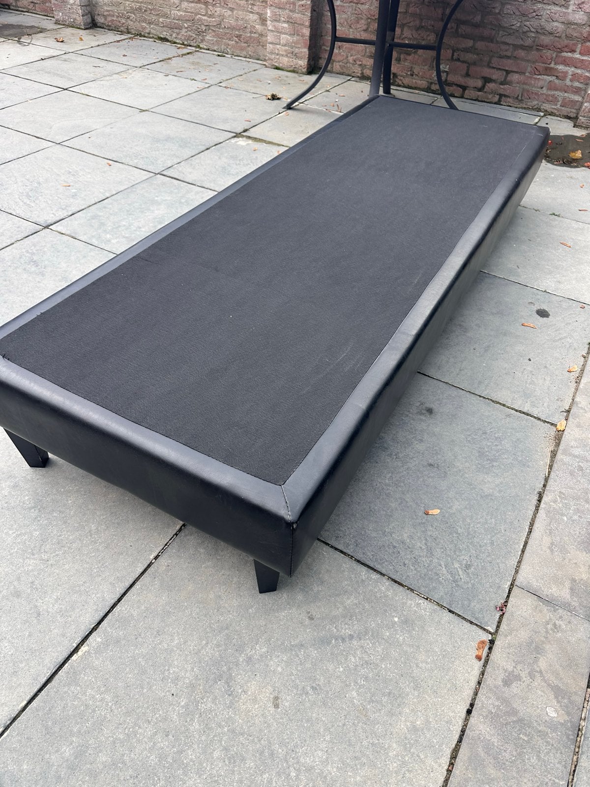 2x Boxspring 70x200 cm - Zwart, Ophalen, Gebruikt, Zwart, 200 cm