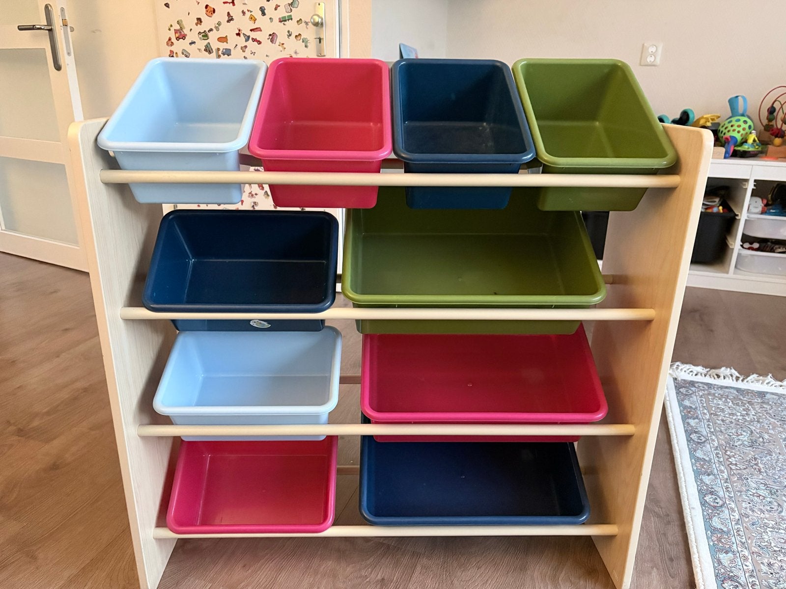 Montessori Speelgoedkast met Opbergbakken, Kinderen en Baby's, Kinderkamer | Overige Meubels, Ophalen, Gebruikt, Kast
