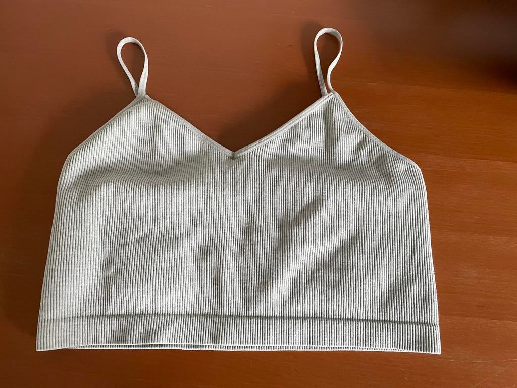 Primark licht grijze top maat M, Maat 38/40 (M), Ophalen of Verzenden, Zo goed als nieuw, Zonder mouw