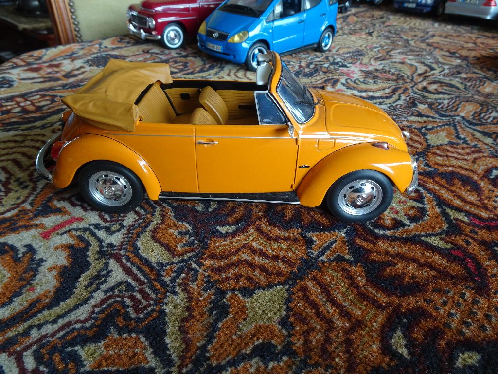 VW KEVER  1303 CABRIO  ZIE BIJ LAGE NOREV ZONDER DOOS 1;18, Hobby en Vrije tijd, Modelauto's | 1:18, Ophalen of Verzenden, Gebruikt