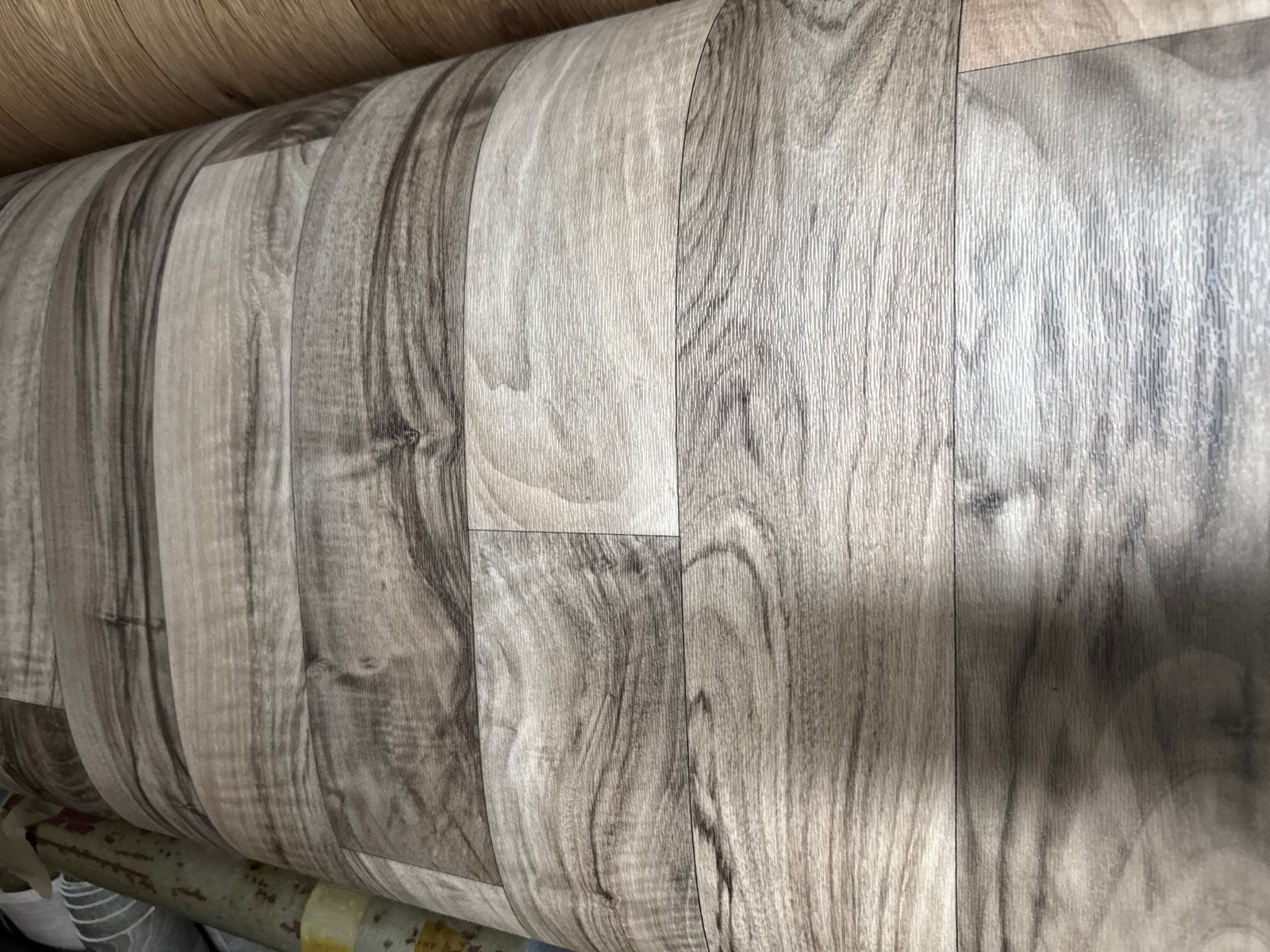 Vinyl vloerbedekking - €15/m2 - Direct meenemen! Op=op actie, Ophalen, 75 m² of meer, Nieuw, Grijs