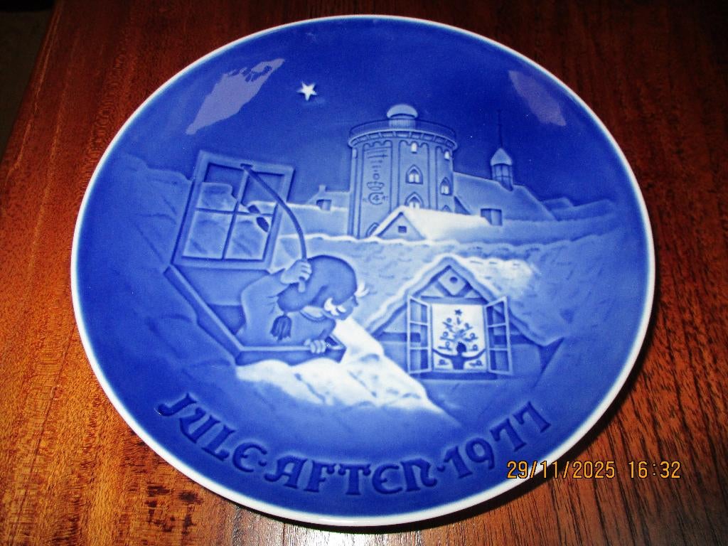 B&G - JULE-AFTEN 1977 - porselein - Copenhagen - Denemarken, Ophalen of Verzenden, Zo goed als nieuw