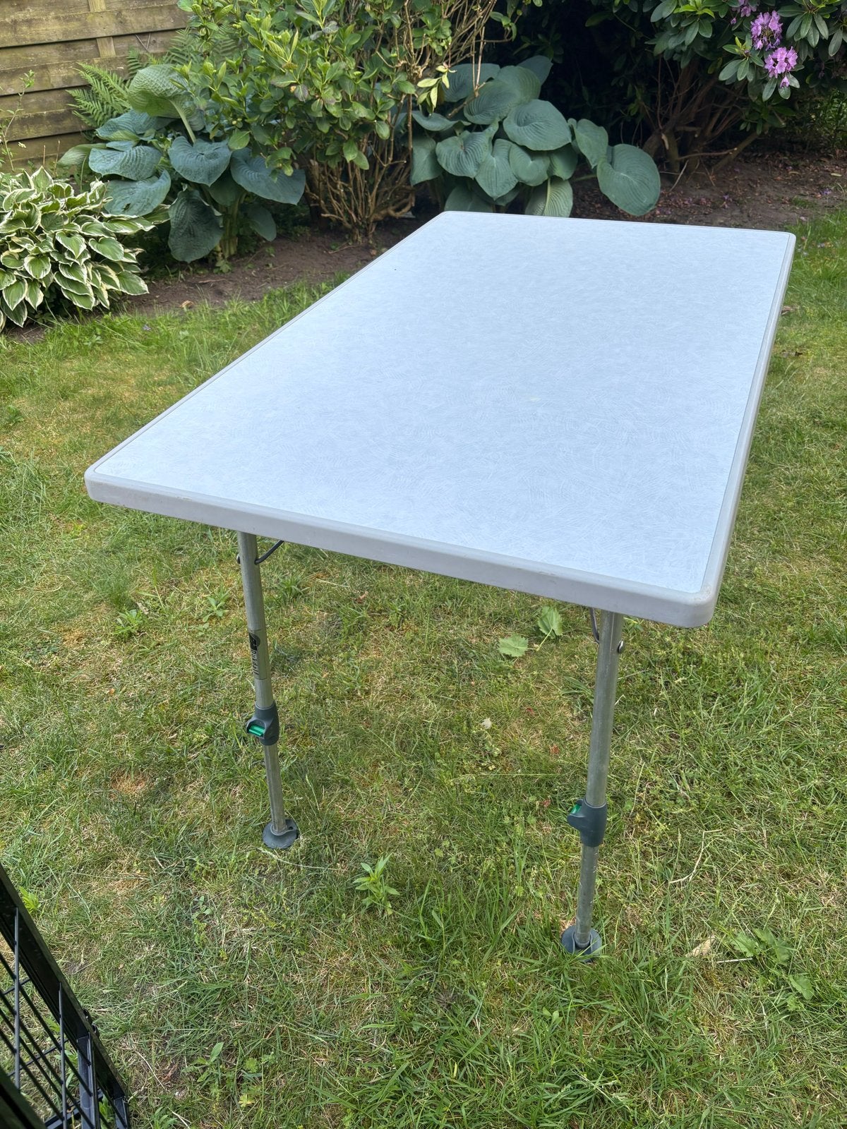 Ducdalf verstelbare kampeertafel 69x114 cm, Ophalen, Gebruikt, Campingtafel