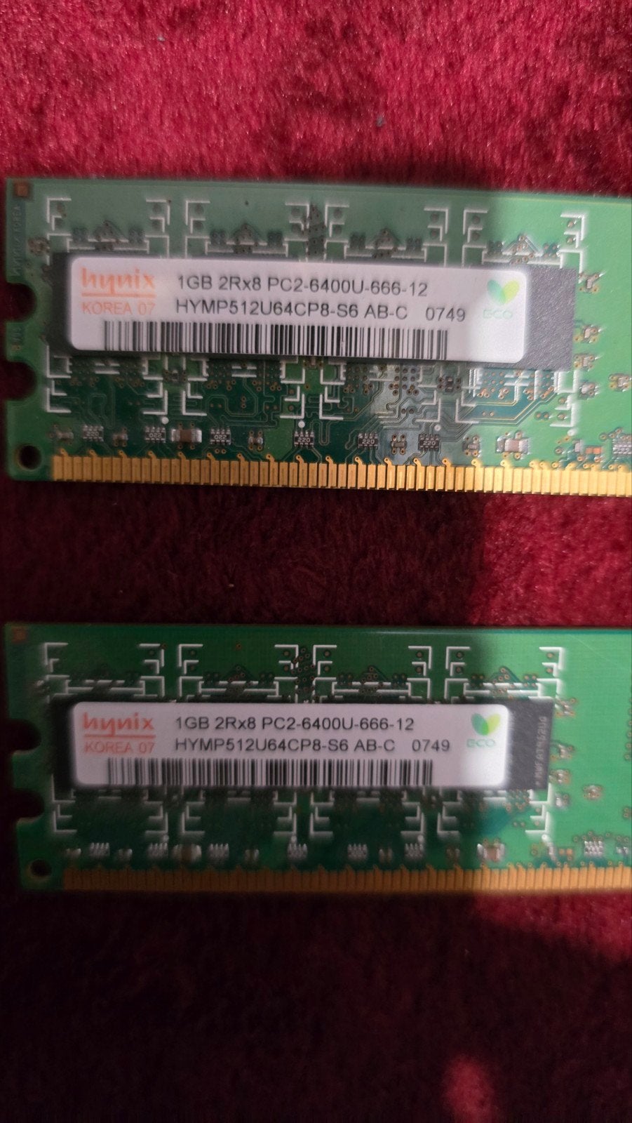 PC Geheugenmodules (RAM) - Diverse Capaciteiten, Computers en Software, RAM geheugen, Ophalen, Gebruikt, DDR2, Desktop