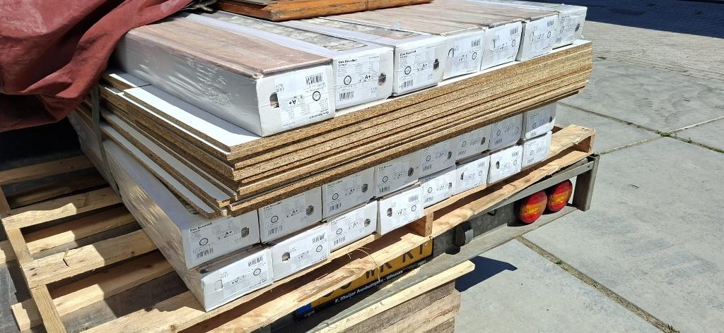 Eikenhouten Vloer pakket, Nieuw, Eiken, 25 tot 50 m², Ophalen