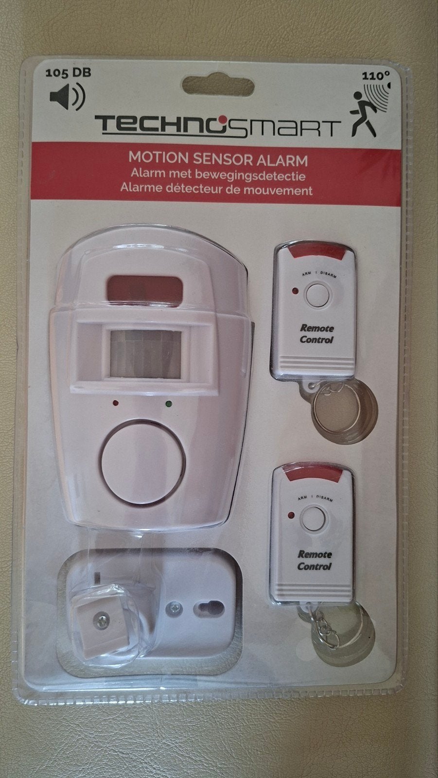 Technosmart, alarm met bewegingsdetectie, Doe-het-zelf en Verbouw, Ophalen, Nieuw, Detector, Sensor of Melder