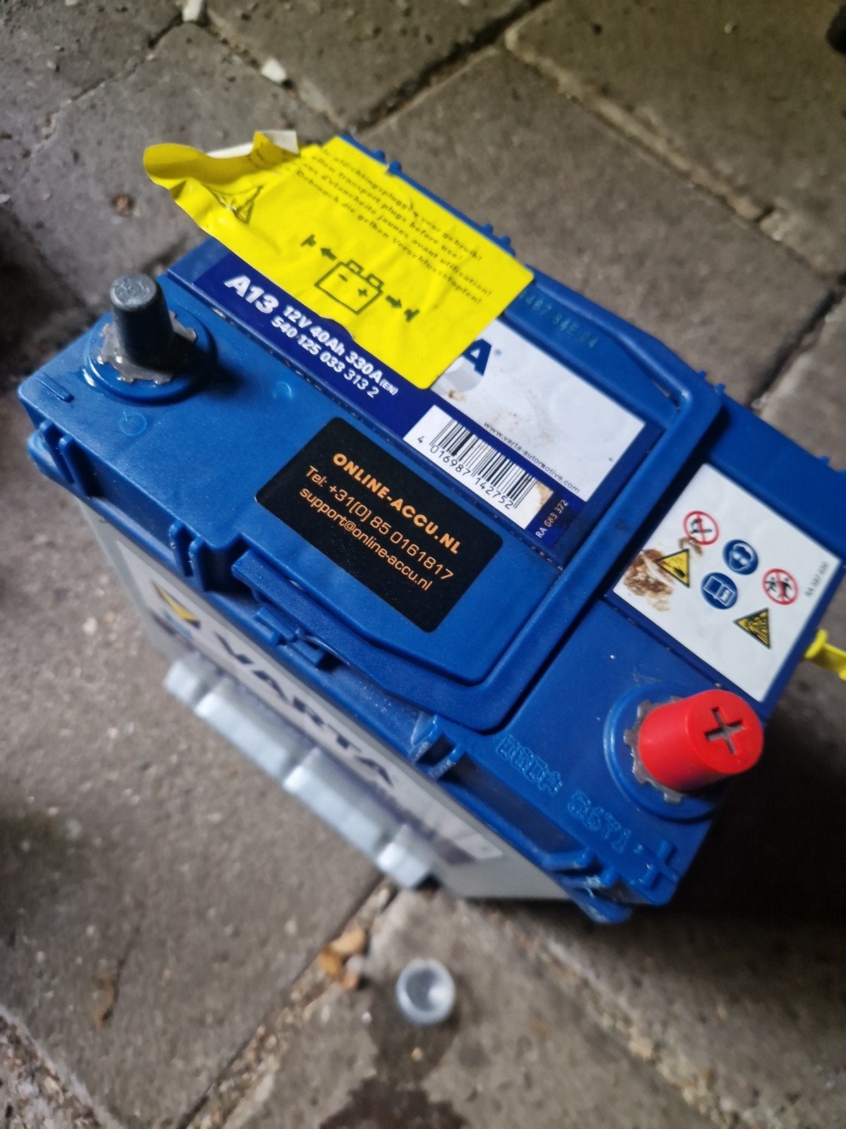 varta accu 40a 12v, Ophalen, Nieuw