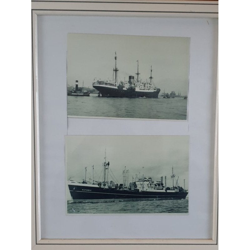 2 foto's MS Sloterdijk in lijst, Ophalen of Verzenden