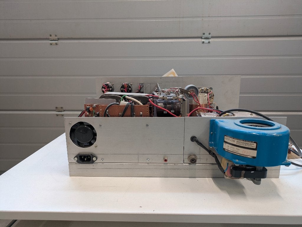 HF eindtrap met 2 x Eimac Y-644 buis, Telecommunicatie, Ophalen, Gebruikt, Zender