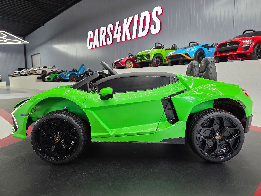Kinderauto Lamborghini Revuelto - 24 volt - leren zit - RC, Ophalen of Verzenden, Afstandsbediening