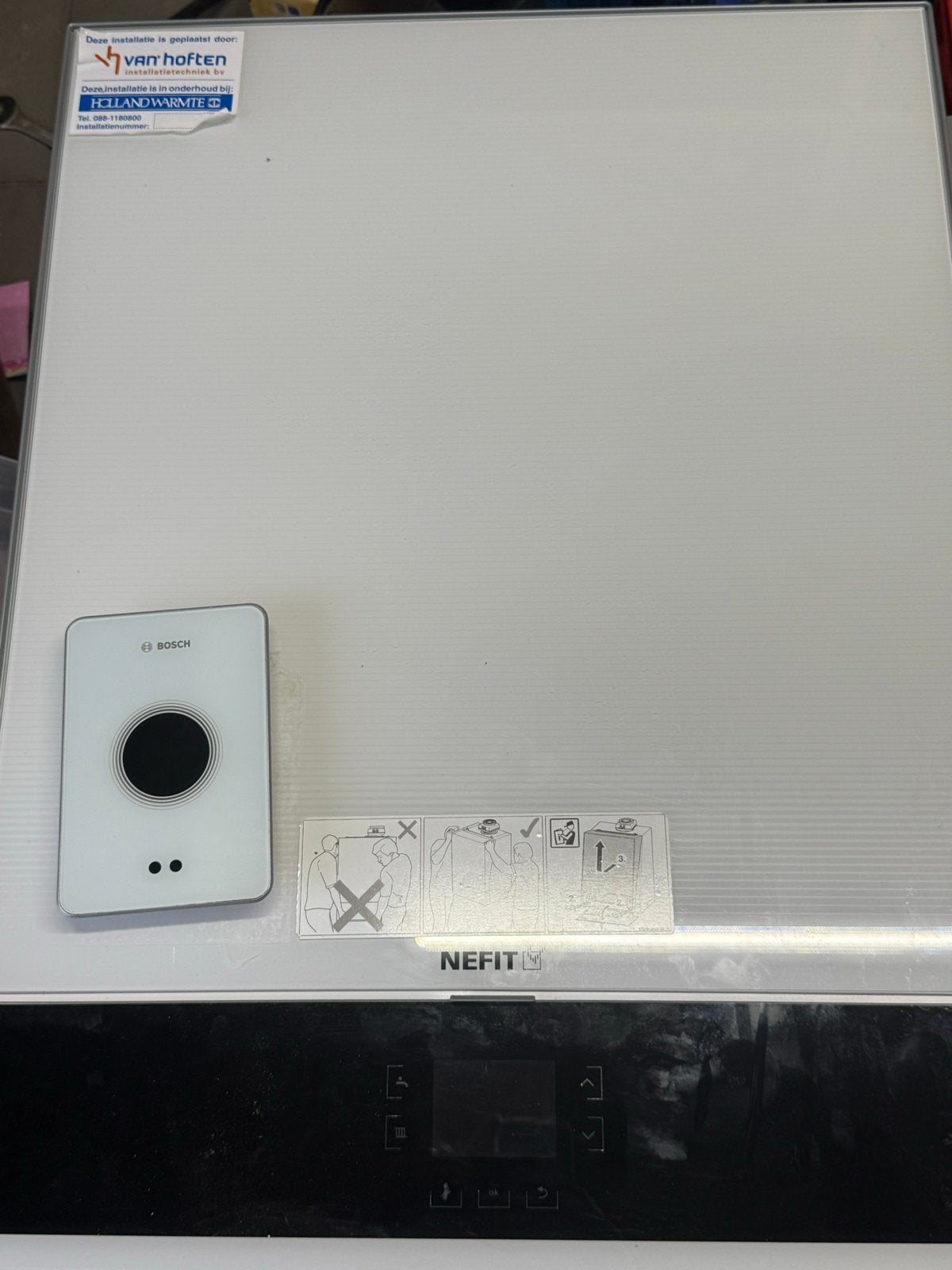 Nefit 9000i 45 kW CW6 CV-ketel met Bosch Easy thermostaat, Doe-het-zelf en Verbouw, Verwarming en Radiatoren, Gebruikt, Hoog rendement (Hr)