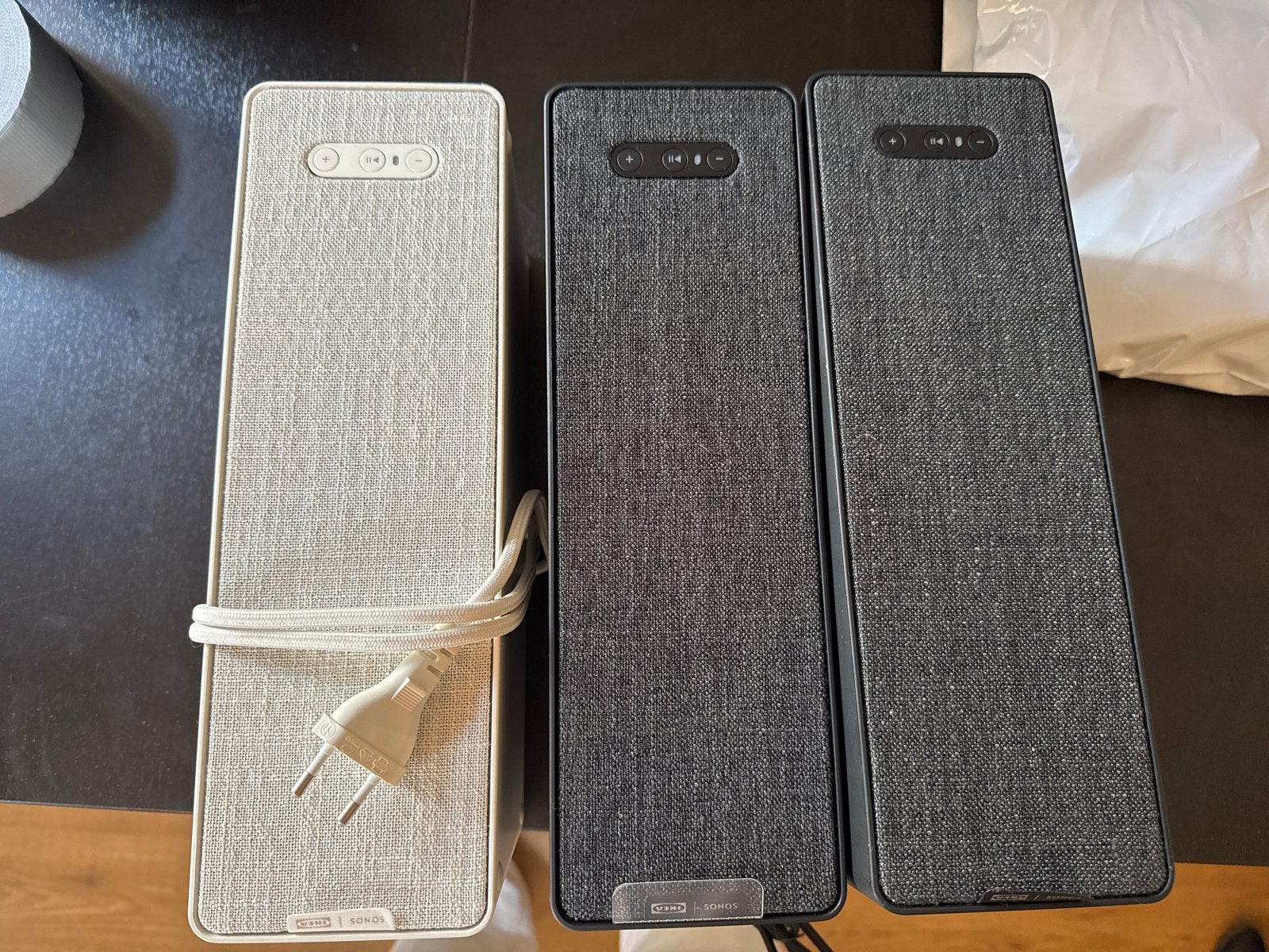 3x Sonos Symfonisk boekenplank speakers (wit en zwart)