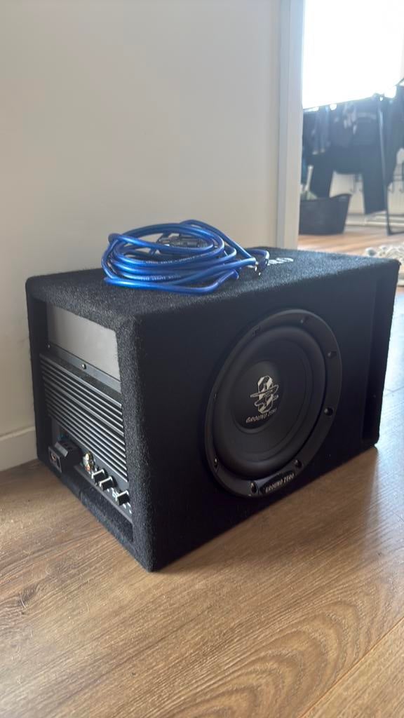 Ground Zero 10inch active Subwoofer, Auto diversen, Autospeakers, Ophalen, Zo goed als nieuw