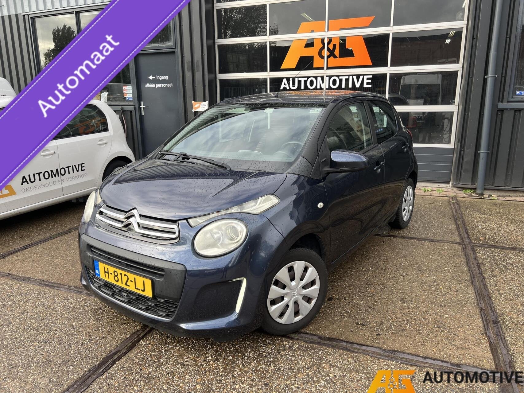 Citroen C1 1.0 VTi 2015 5DRS Blauw | Automaat | Airco |, Euro 5, C1, 3 cilinders, Verwarmde buitenspiegels