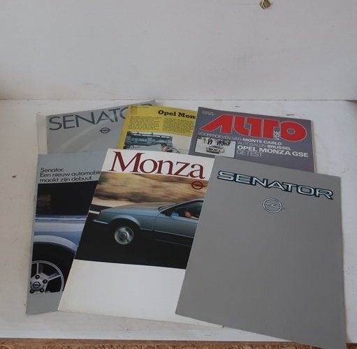 Opel Senator & Monza folders origineel Nederlands PARTIJ, Ophalen of Verzenden, Gelezen, Opel