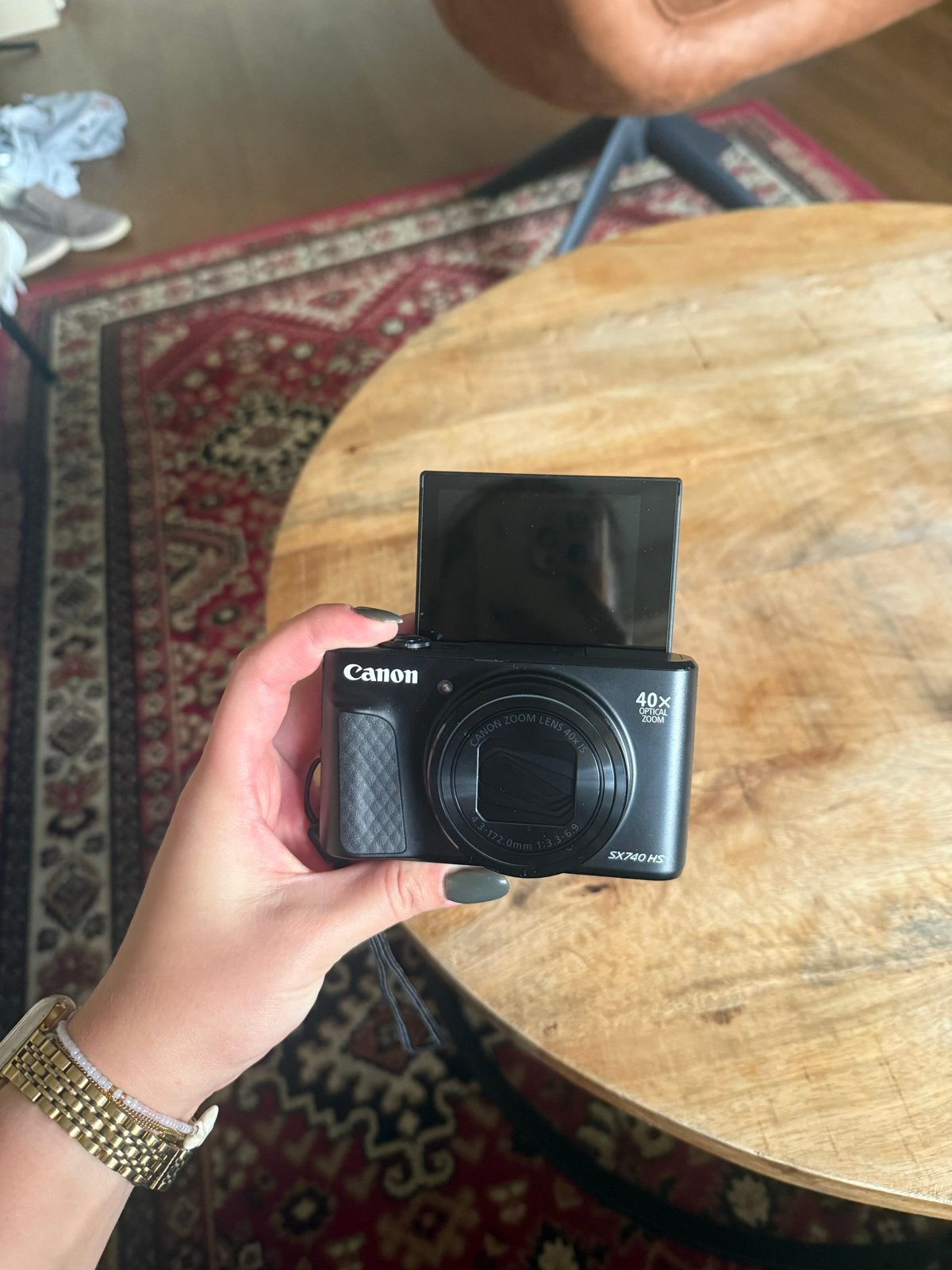 Canon PowerShot SX740 HS compactcamera + 64GB kaart, Audio, Tv en Foto, Fotocamera's Digitaal, Ophalen, Geheugenkaart, Canon, Beeldstabilisatie
