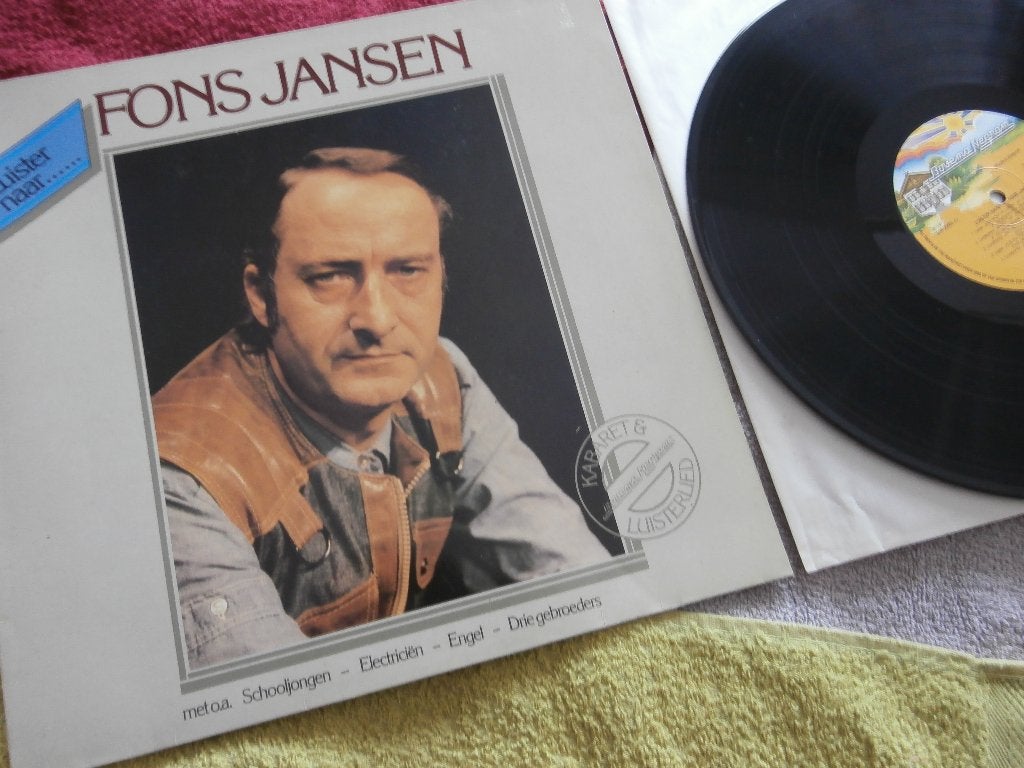 LP - Fons Jansen - Luister Naar......, Cd's en Dvd's, Ophalen of Verzenden, Zo goed als nieuw, 12 inch, Cabaret of Kleinkunst