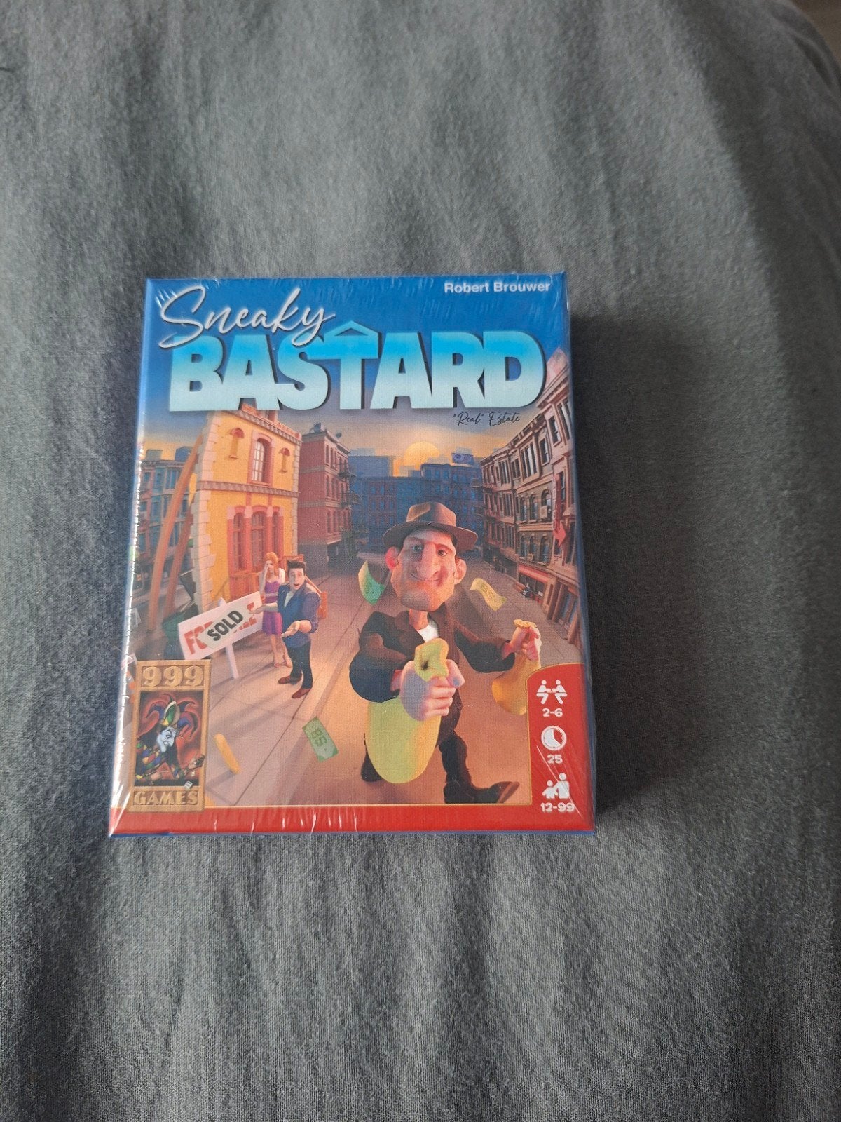 Sneaky Bastard - Real Estate kaartspel (nieuw in folie), Een of twee spelers, Ophalen of Verzenden, Nieuw, 999 Games