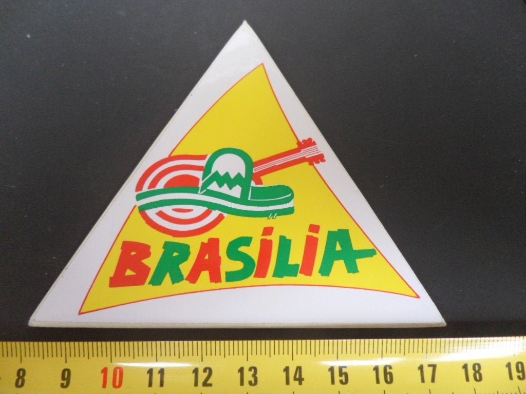 sticker BRASILIA, Ophalen of Verzenden, Zo goed als nieuw