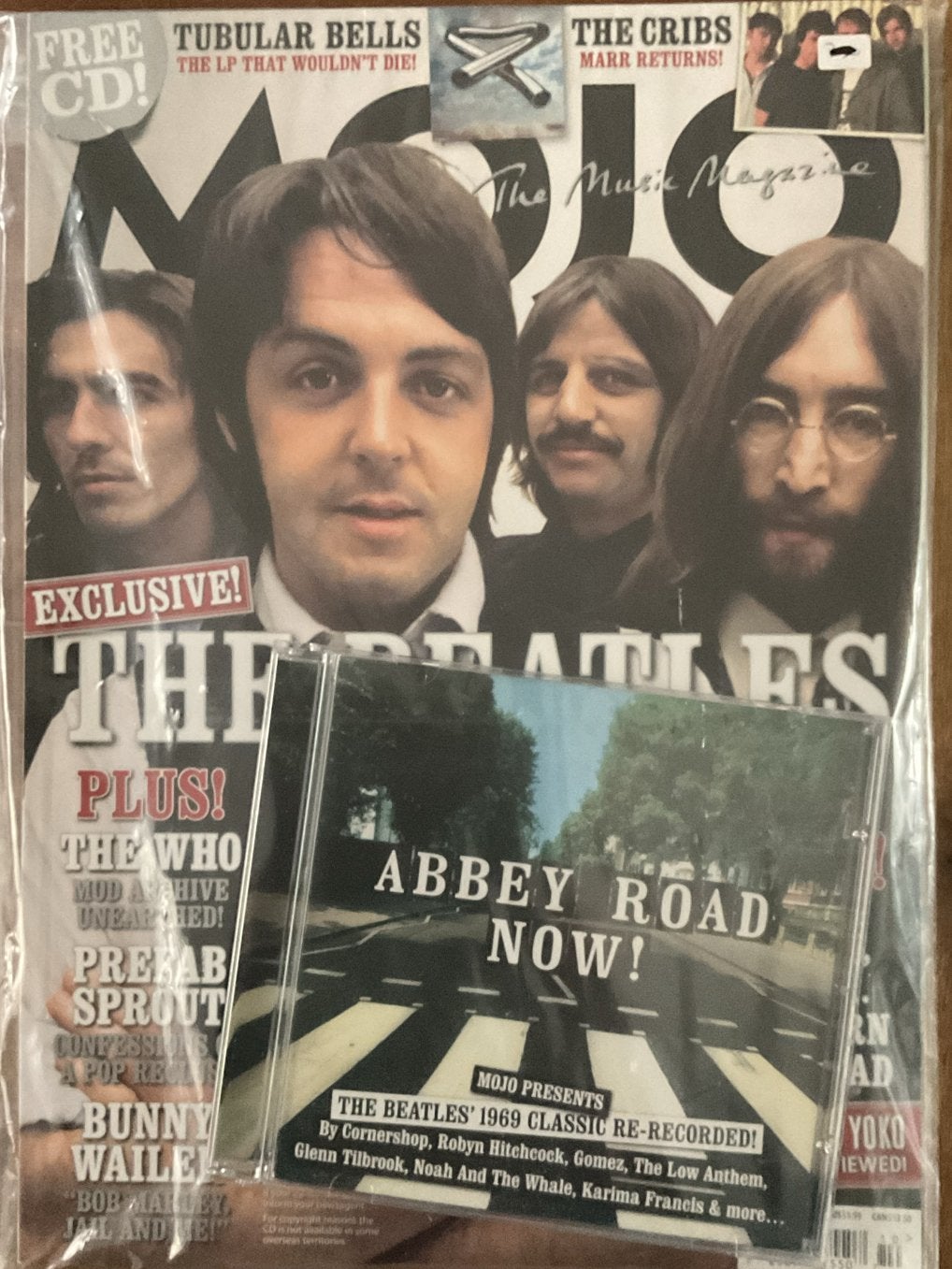 Mojo Magazine met The Beatles 'Abbey Road Now!' CD, Speciale editie, Nieuw in verpakking, Album, Verzenden
