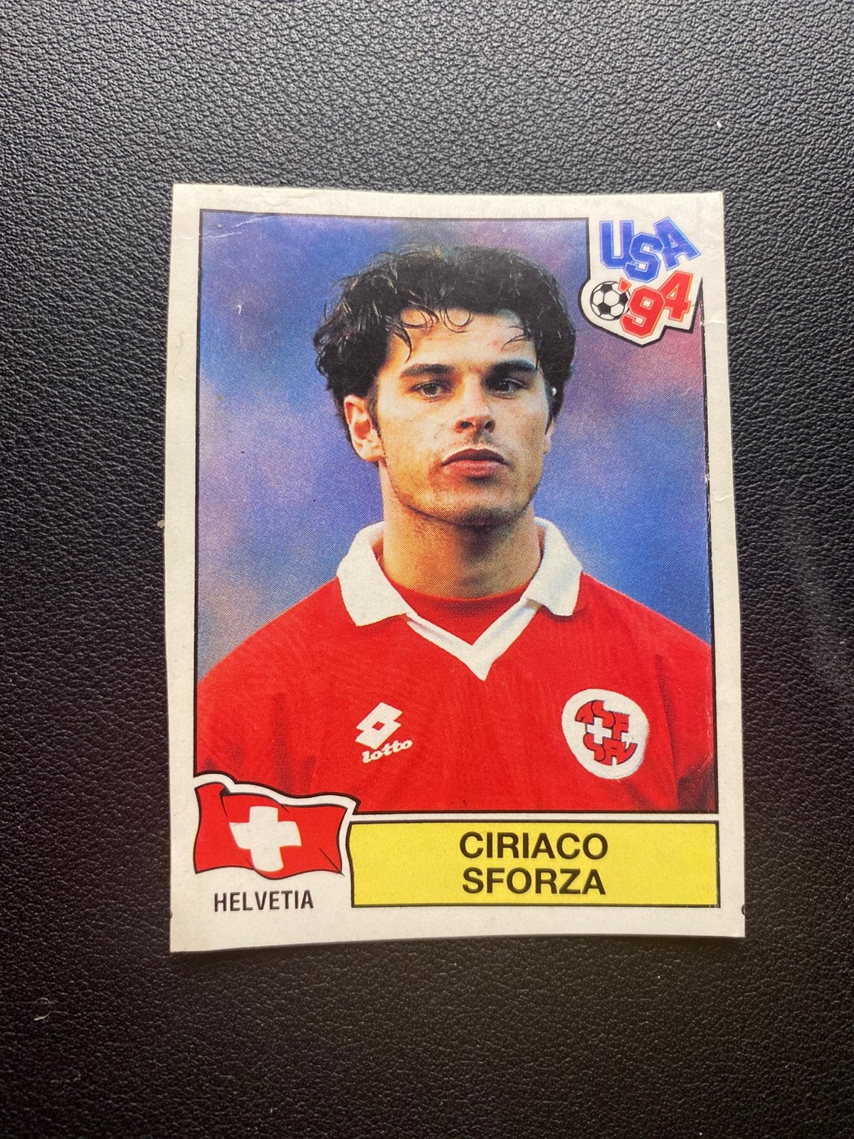 Ciriaco Sforza - Zwitserland - Panini WK 1994, Ophalen of Verzenden, Zo goed als nieuw, Buitenlandse clubs, Poster, Plaatje of Sticker