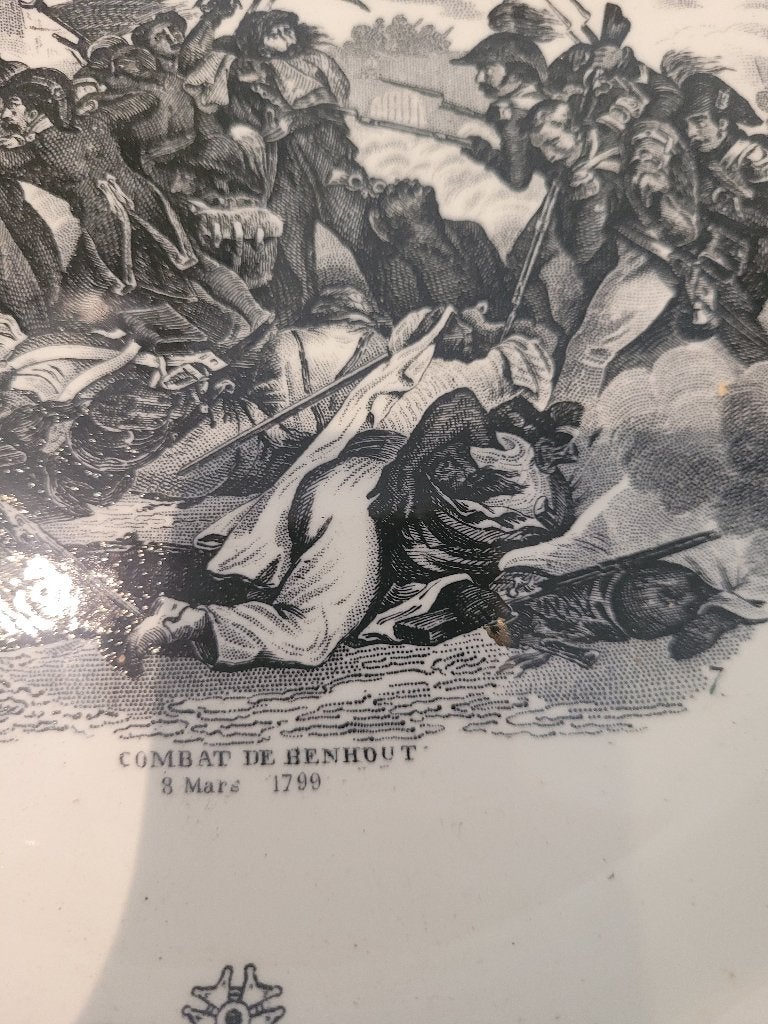 2 antieke Napoleon borden, Antiek en Kunst, Ophalen of Verzenden
