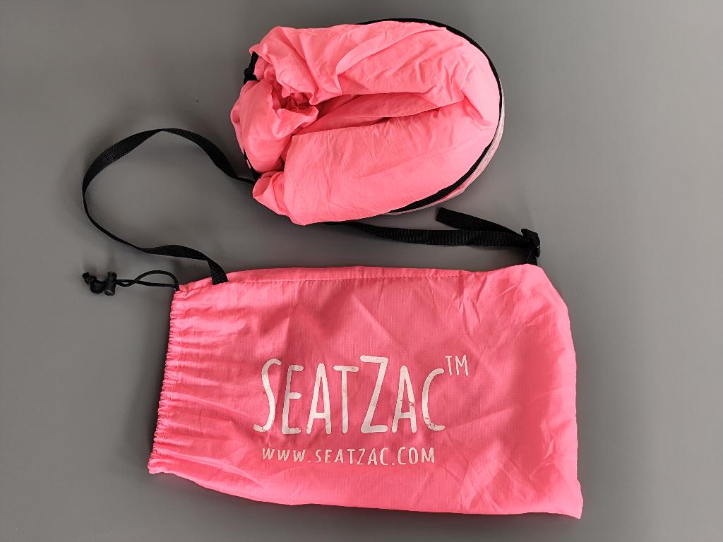 Seatzac - opblaasbare roze zitzak, Ophalen of Verzenden, Gebruikt