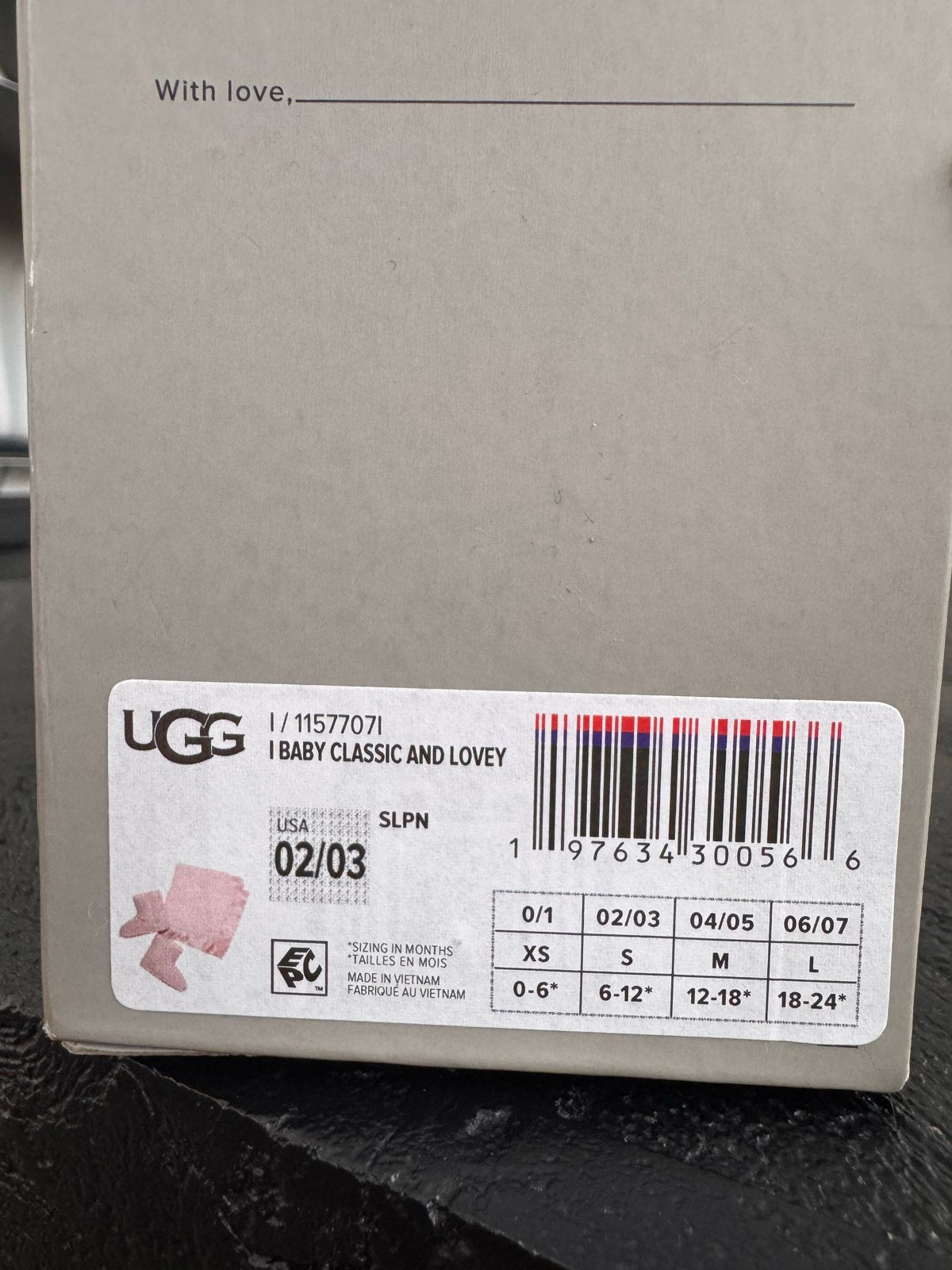 Baby UGG slofjes met dekentje - Roze (0-6 maanden), Ophalen of Verzenden, Nieuw, Meisje