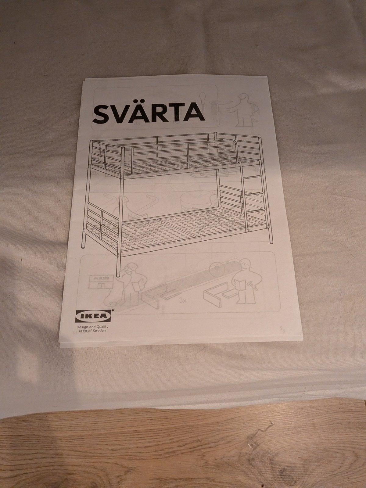 ikea svarta stapelbed, Ophalen, 160 tot 180 cm, Tweepersoons, 200 cm