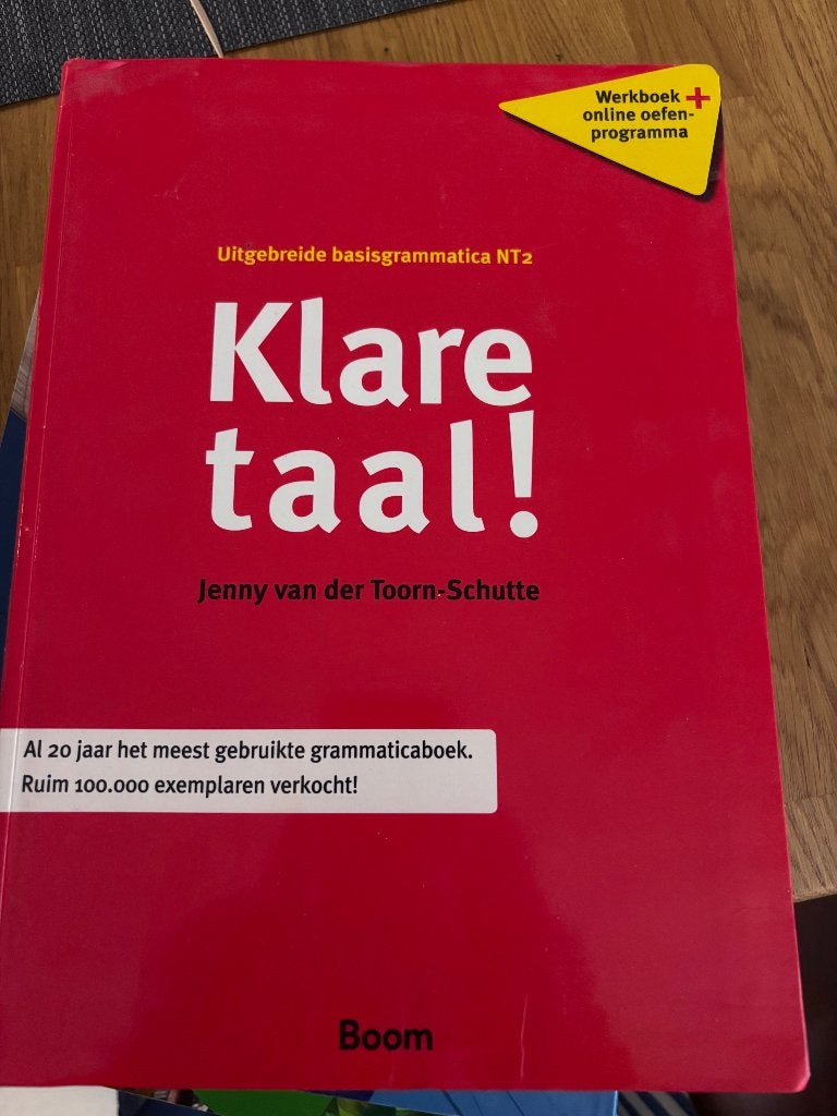 Klare taal, Boeken, Ophalen of Verzenden, Alpha, Gelezen, HBO
