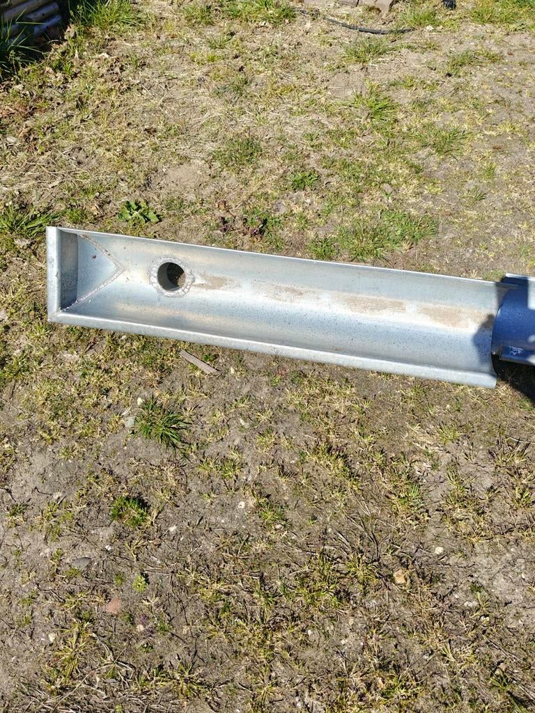 3 stukken zinken goot totaal 385 cm, Ophalen, 2 tot 4 meter, Nieuw, Zink