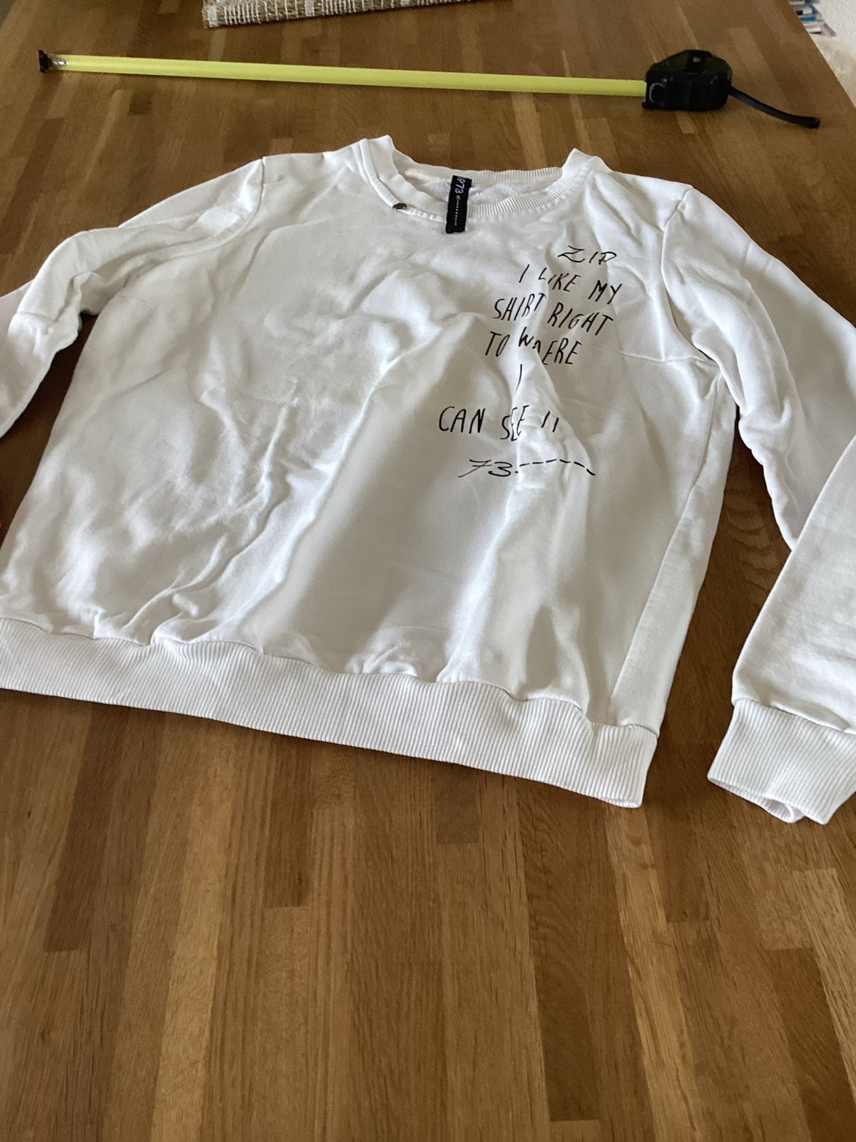 Witte sweater Zip 73 - Zo goed als nieuw, Ophalen of Verzenden, Zo goed als nieuw, Maat 38/40 (M), Wit