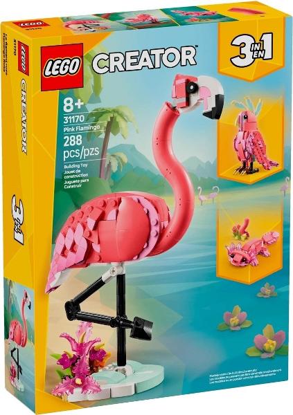 Lego Creator 31170 - Wilde Dieren Roze Flamingo NIEUW, Lego, Nieuw, Ophalen of Verzenden, Ongeopend/sealed