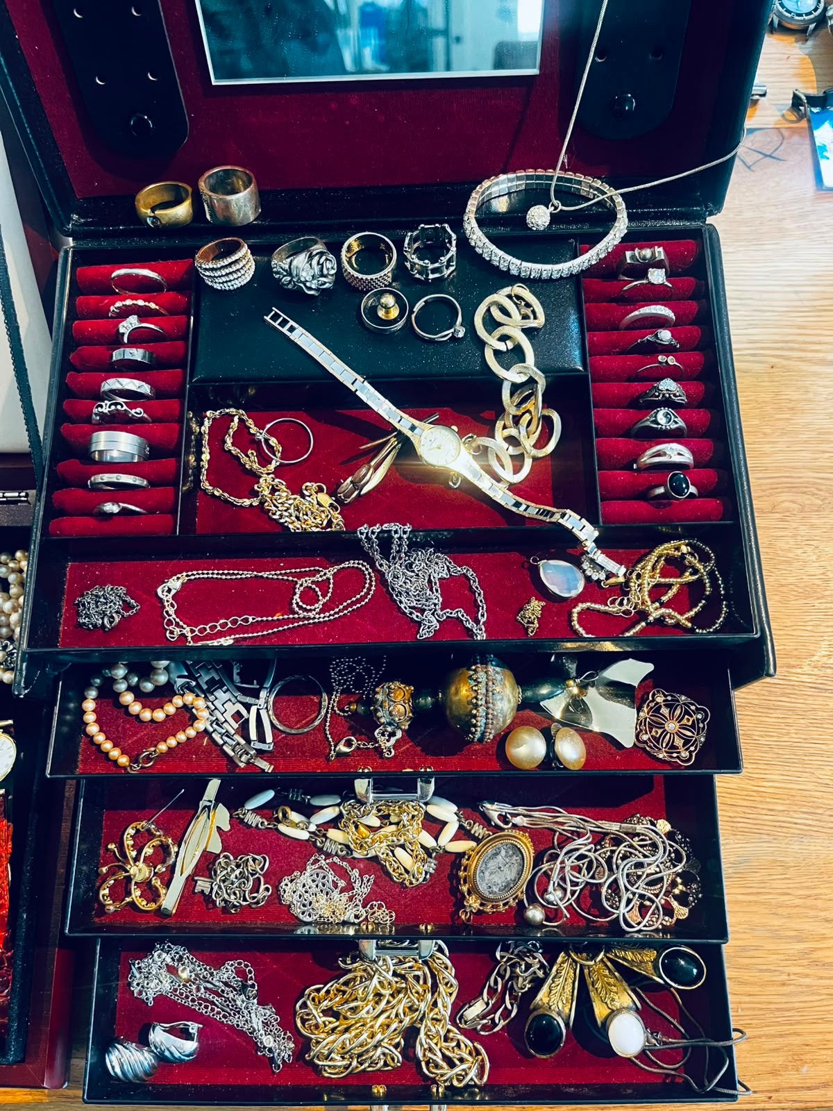 Complete set sieraden, Verzenden, Zo goed als nieuw, Met slot